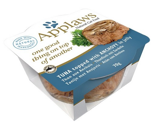 Applaws Natural Cat Food Tuna with Anchovy in Jelly 70g