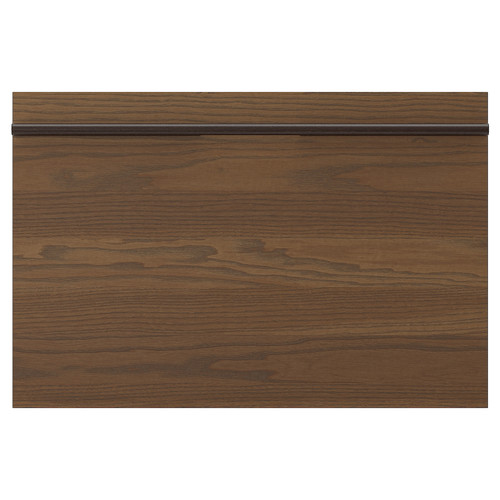 STENSTA Drawer front, dark brown ash veneer, 60x40 cm