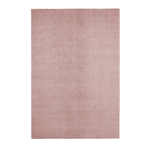 KNARDRUP Rug, low pile, pale pink, 160x230 cm