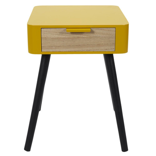 Nightstand Bedside Table Padano, yellow