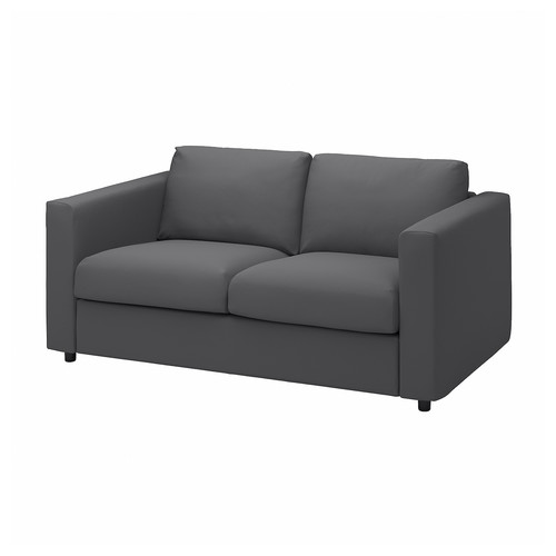 VIMLE Cover for 2-seat sofa, Hallarp grey