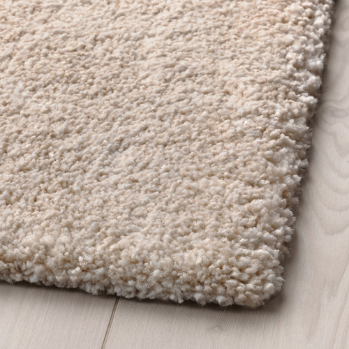 STOENSE Rug, low pile, off-white, 170x240 cm