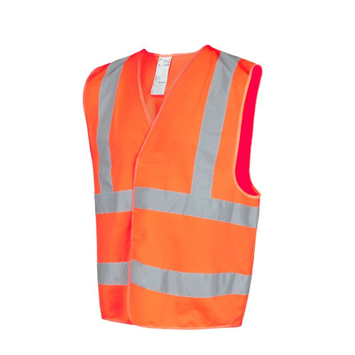 Site Safety Vest Warning Vest L/XL, orange