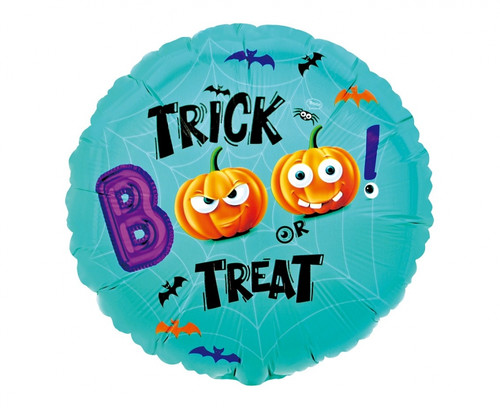 Halloween Foil Balloon Boo Trick or Treat 18"