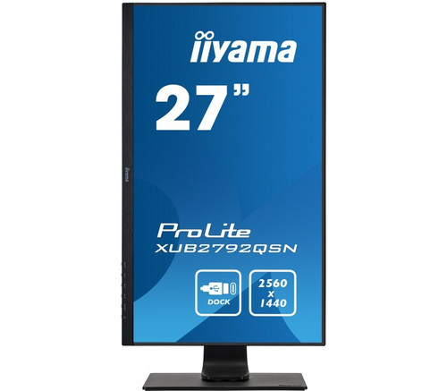 Iiyama ProLite 27" Monitor IPS, QHD, USB-C, DaisyChai XUB2792QSN-B1