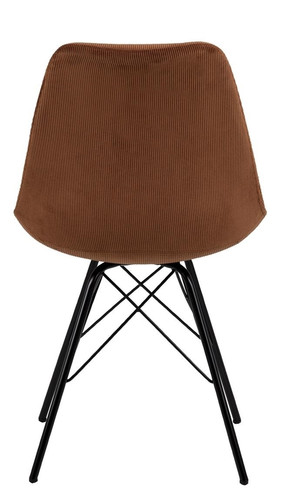 Dining Chair Eris, corduroy, copper