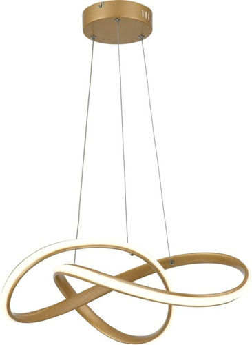 Pendant Lamp Hannah 1 x 36 W, matt gold