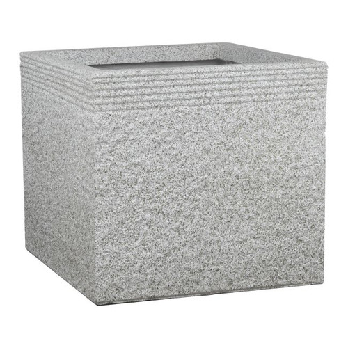 Plant Pot Cube 50 cm, grey