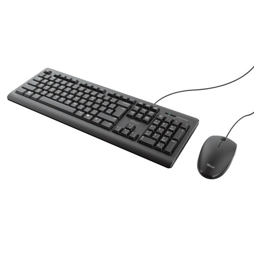 Trust Wired Keyboard And Mouse Set Primo