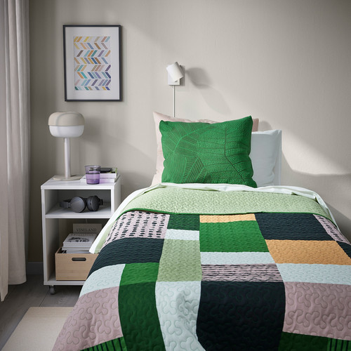 TALLSVÄRMARE Bedspread, multicolour, 160x250 cm