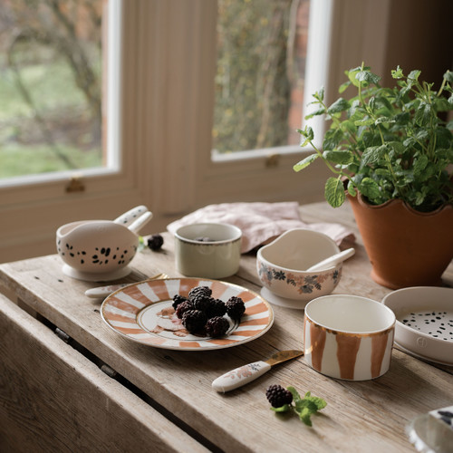 Elodie Details Silicone Bowl Set - Blue Garden