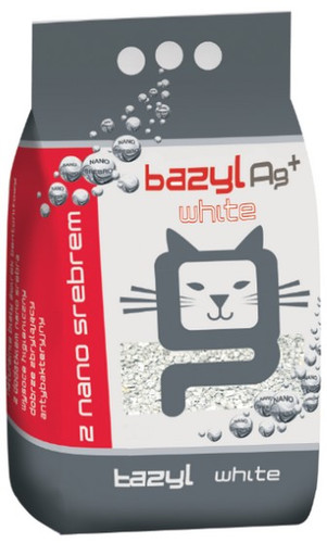 Cat Litter with Nano Silver Bazyl Ag+ White 5L