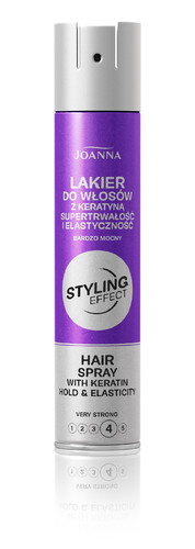 JOANNA Styling Effect Hair Spray with Keratin Hold & Elasticity 250ml