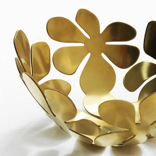STOCKHOLM Bowl, brass-colour gold-colour, 20 cm