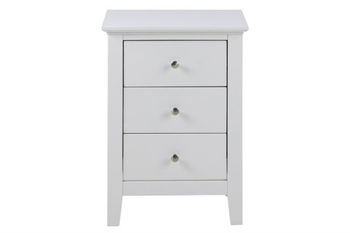 Nightstand Bedside Table Linnea I, white