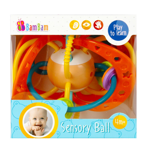 Bam Bam Activity Sensory Ball, random colours, 4m+