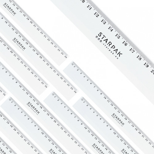 Starpak Plastic Ruler 30cm