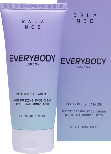 EVERYBODY Balance Moisturizing Face Cream Patchouli & Jasmine 95% Natural 50ml