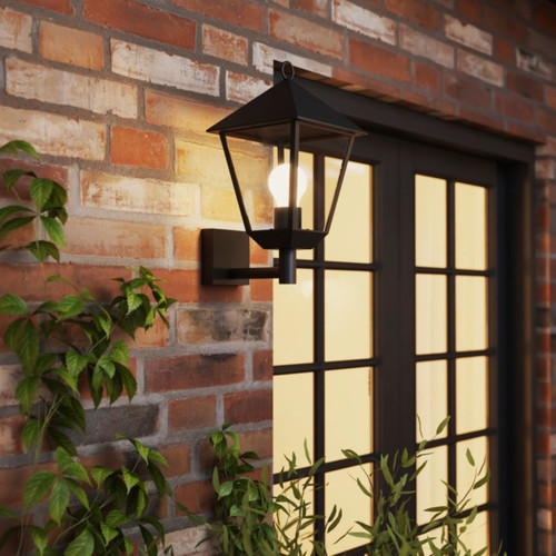 GoodHome Outdoor Wall Lamp Docker E27 IP44, black