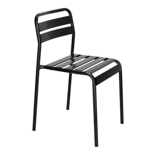 Chair Terra, outdoor, black