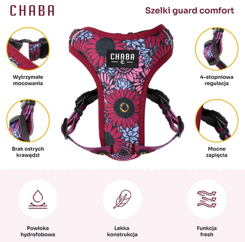 CHABA Dog Harness Guard Comfort Story III L 2.0cm Lakota