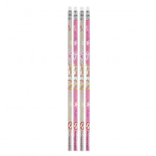 Starpak Pencil with Eraser HB Unicorn 4pcs