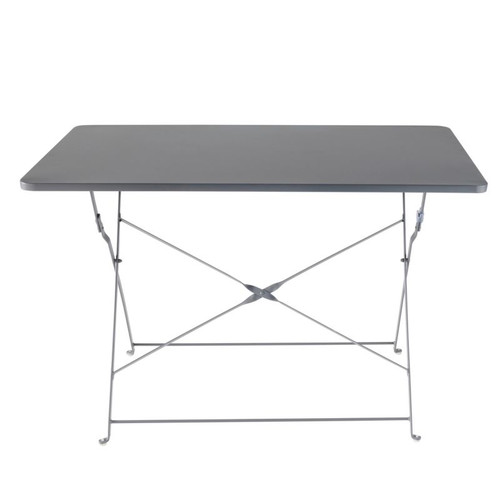 GoodHome Garden Table Saba 110 x 70 x 70 cm, grey