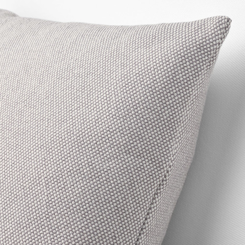 SANDTRAV Cushion, grey/white, 45x45 cm