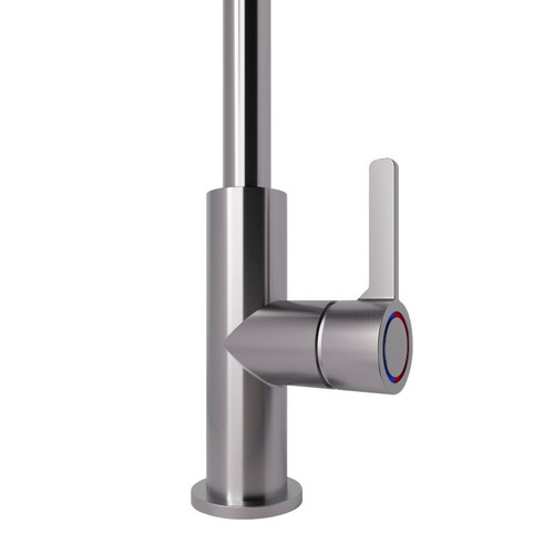 GoodHome Kitchen Tap Kamut, steel