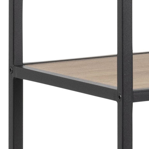 Shelving Unit Seaford XIV, oak/black