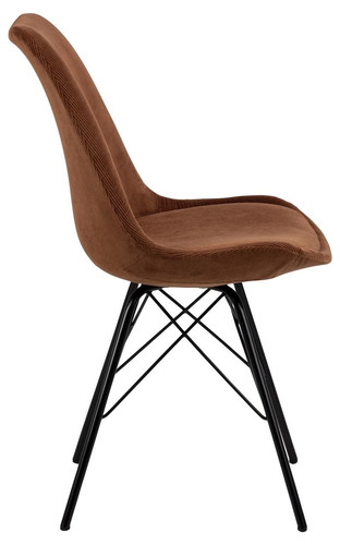 Dining Chair Eris, corduroy, copper