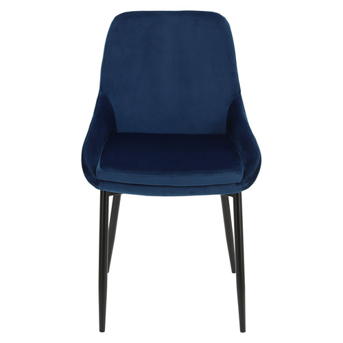 Upholstered Chair Floyd Velvet, blue