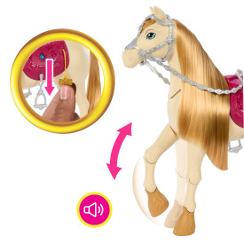 Barbie Mysteries: The Great Horse Chase Interactive Toy Horse HXJ42 3+