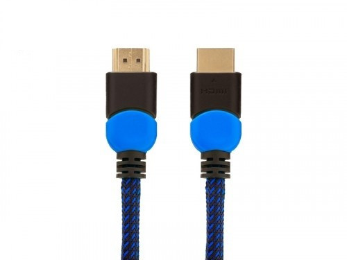 Savio HDMI Cable Ultra HD 4K GCL-05 v2.0 3m, braid blue