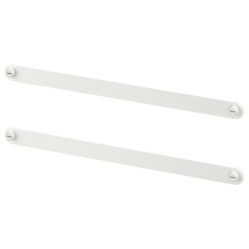 HJÄLPA Suspension rail, white, 40 cm, 2 pack