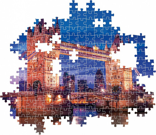 Clementoni Jigsaw Puzzle Compact Tower Bridge at Night 1000pcs 10+