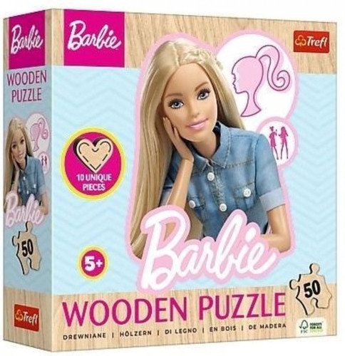 Trefl Wooden Puzzle Barbie 50pcs 5+