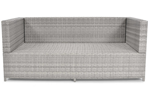 Outdoor 2-seat Sofa MALAGA, grey