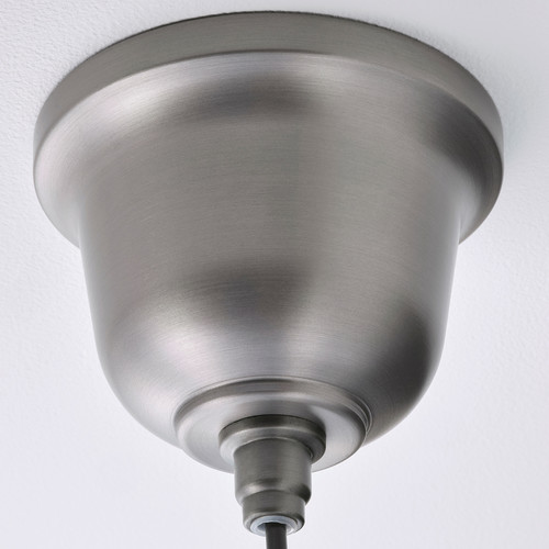 ANKARSPEL Pendant lamp, pewter effect, 38 cm