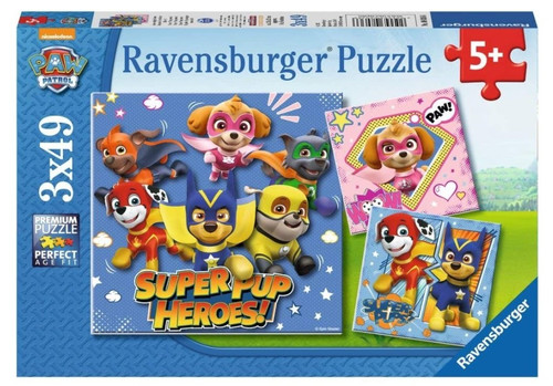 Ravensburger Children's Puzzle Paw Patrol 3x 49pcs 5+