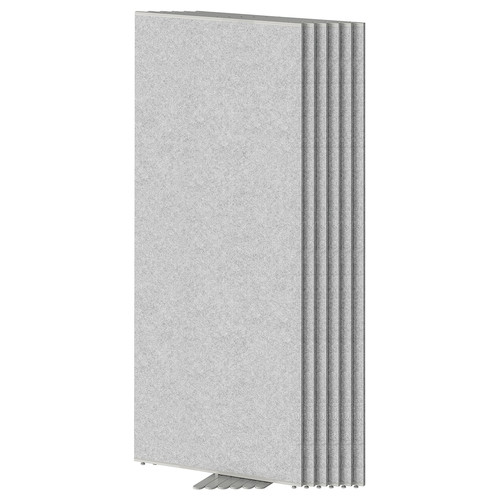 SIDORNA Room divider, grey, 80x195 cm