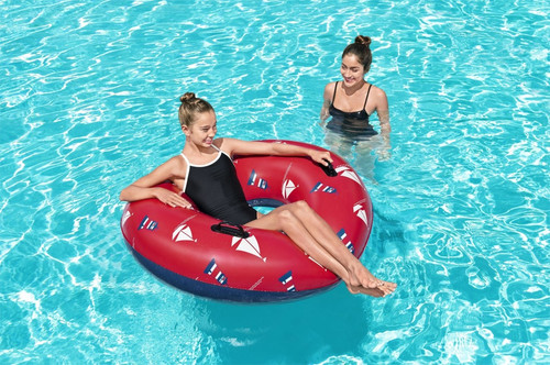 Bestway Inflatable Swim Ring 1.19m, red, 12+