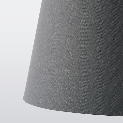 SKOTTORP Lamp shade, grey, 42 cm