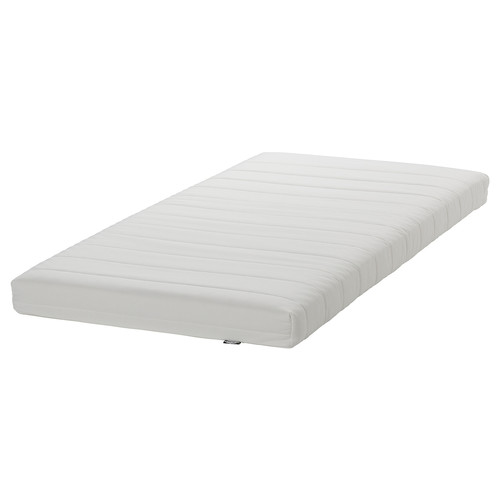 BRIMNES Day-bed w 2 drawers/2 mattresses, white/Åfjäll medium firm, 80x200 cm