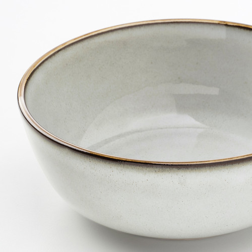GLADELIG Bowl, gray, 14 cm, 4 pack