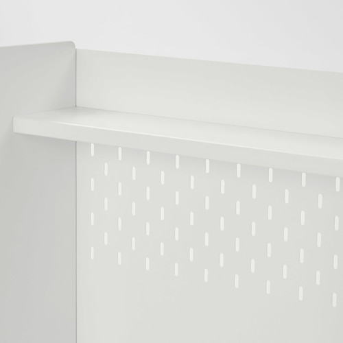 BERGLÄRKA Desk, white/tiltable, 120x70 cm