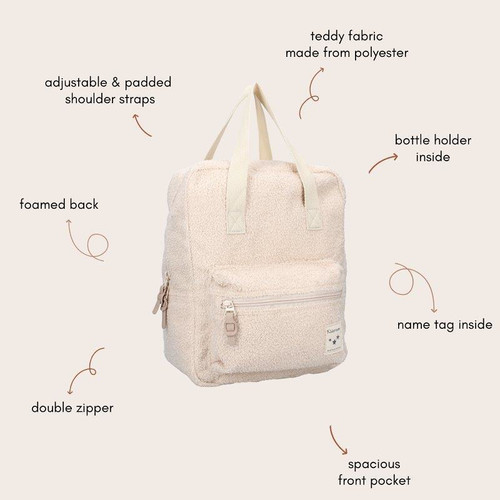 Kidzroom Children's Backpack Berlin Soft beige