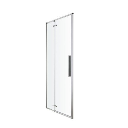 GoodHome Shower Door Ezili 90 cm, chrome/transparent