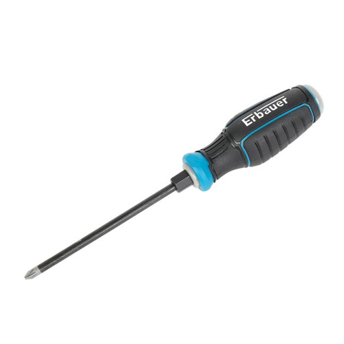 Erbauer Pozidriv Pozi Screwdriver, PZ2 125 x 6 mm