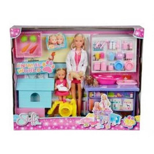 Steffi Love Vet Doll Playset Animal World 3+